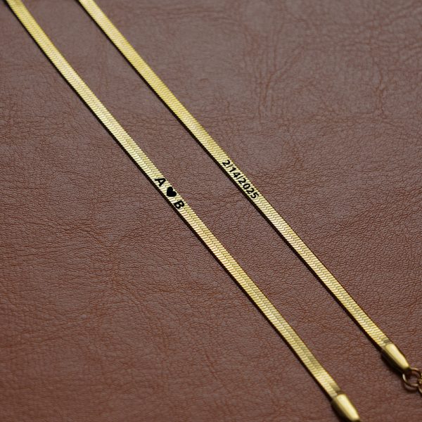 Engraved Rope Bracelet Set