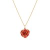 Real Rose Pendant Necklace
