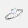 Celeste Moonstone Ring
