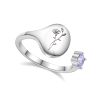 Sep-silver.jpg Birth Month Flower and Birthstone Ring