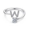 W.jpg Initial Sterling Silver Ring