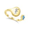 dec-gold_cb16854e-df15-4e39-a555-db2d440e0979.jpg Birth Month Flower and Birthstone Ring