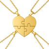 Custom Puzzle Heart Necklace