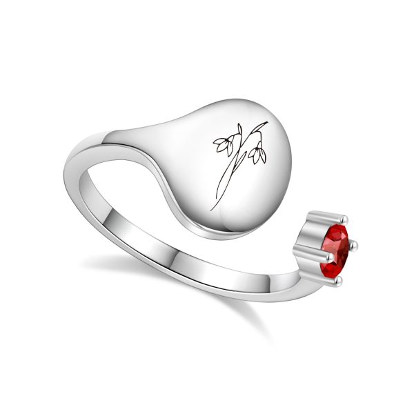 jan-silver.jpg Birth Month Flower and Birthstone Ring