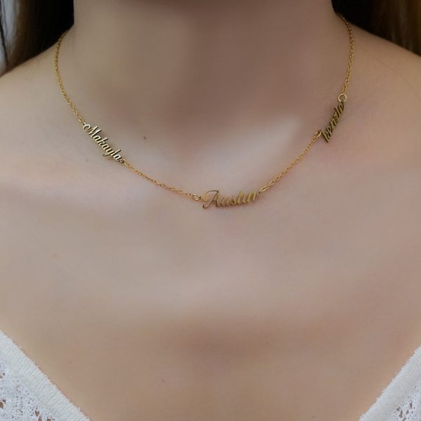 Custom Multi Name Necklace